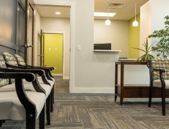 dental office lobby in Carlisle